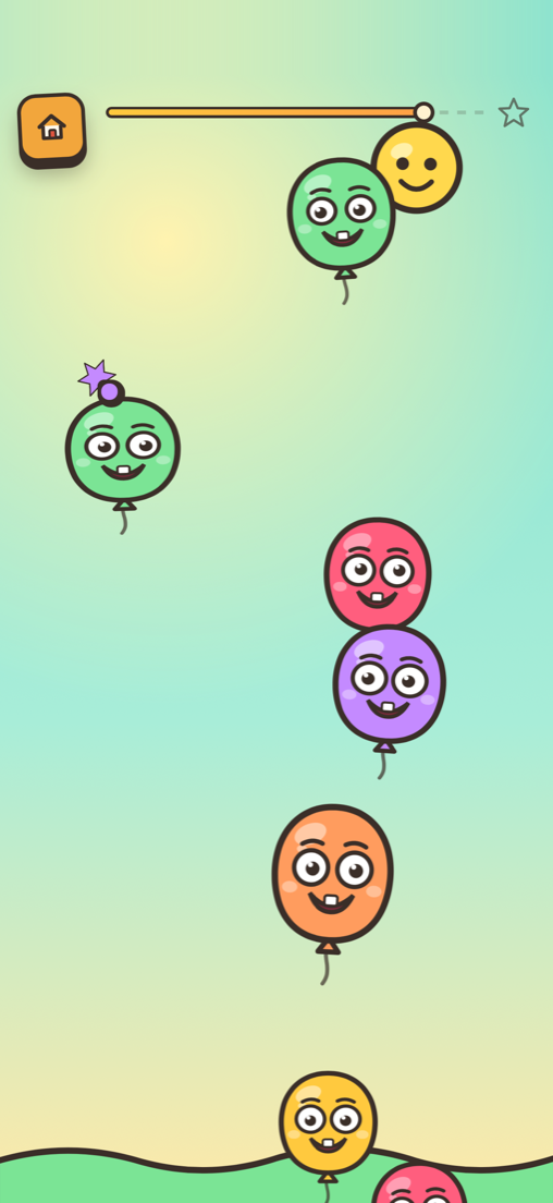 Poplings Squish world: soft glossy toy balloons with big friendly eyes